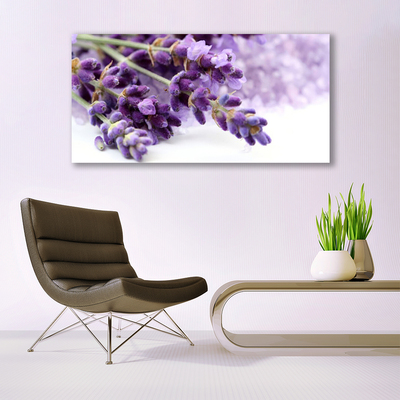 Canvas Wall art Flowers floral purple