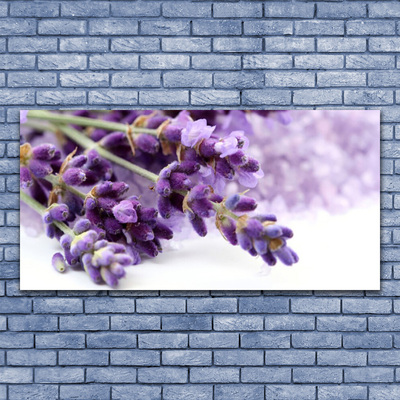 Canvas Wall art Flowers floral purple