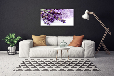 Canvas Wall art Flowers floral purple