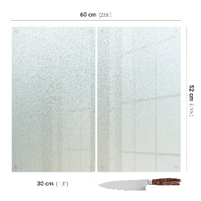 Work surface saver Double semi-transparent