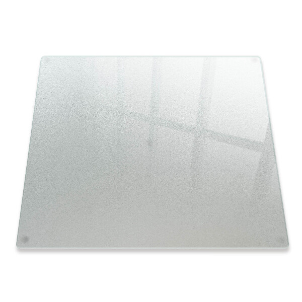 Worktop saver with a square frosted glass design