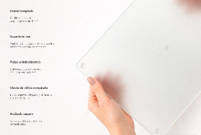 Worktop saver Square frosted glass