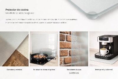 Worktop saver Square frosted glass