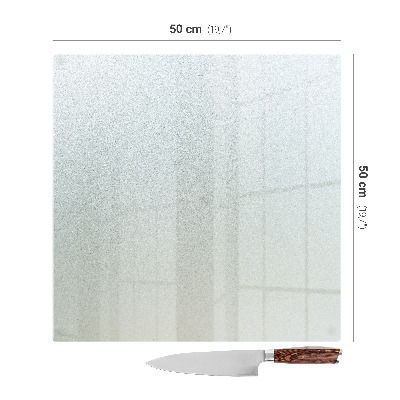 Worktop saver Square frosted glass