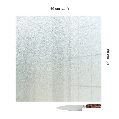 Worktop saver Square frosted glass