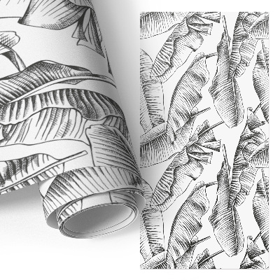 Furniture vinyl wrap Banana leaves