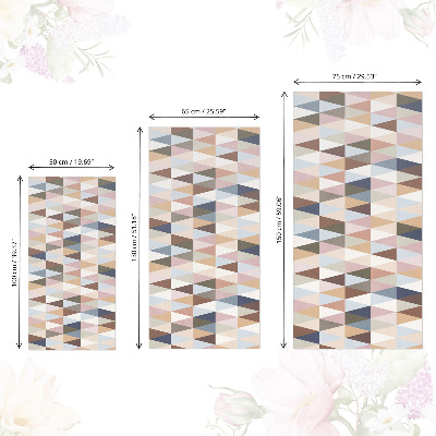 Furniture wrap Pastel geometry