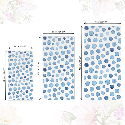 Furniture sticker Blue dots