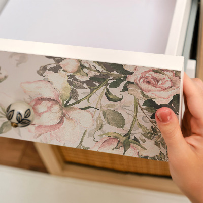 Furniture vinyl wrap Vintage flowers