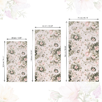 Furniture vinyl wrap Vintage flowers