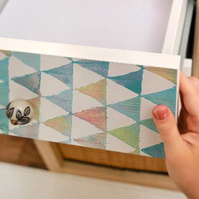 Furniture vinyl wrap Colorful retro pattern