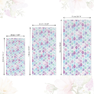 Self-adhesive furniture wrap Watercolor scales