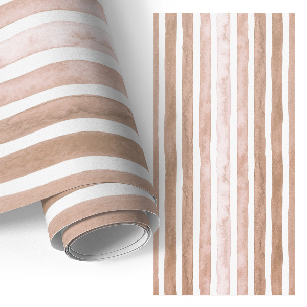 Furniture vinyl wrap Beige stripes
