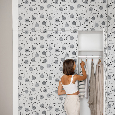 Furniture sticker Creative circles