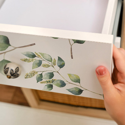 Furniture vinyl wrap Botanical leaves