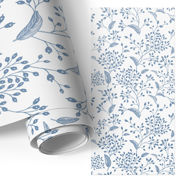 Self-adhesive furniture wrap Plant pattern