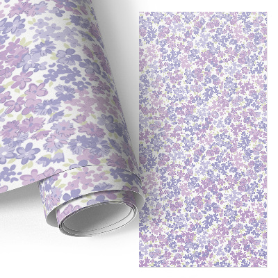 Furniture vinyl wrap Colorful flowers
