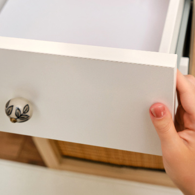 Furniture vinyl wrap Pure white