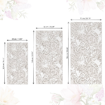 Furniture vinyl wrap Monstera leaves