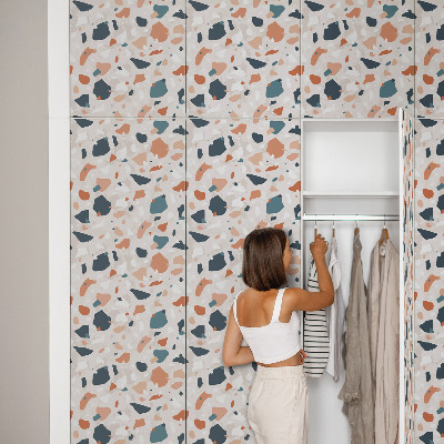 Furniture vinyl wrap Colorful pattern