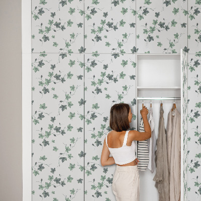 Furniture vinyl wrap Ivy leaves