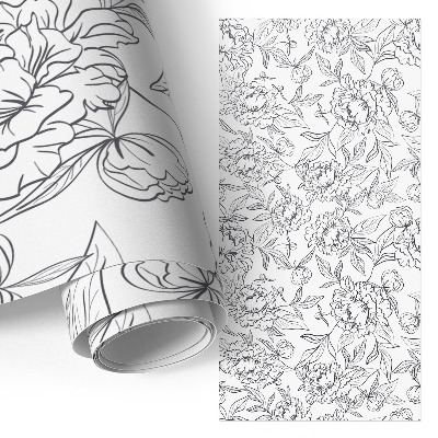 Furniture wrap Floral pattern