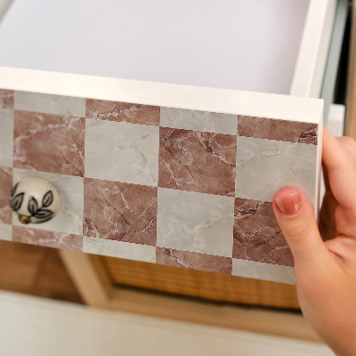 Furniture wrap Marble grid