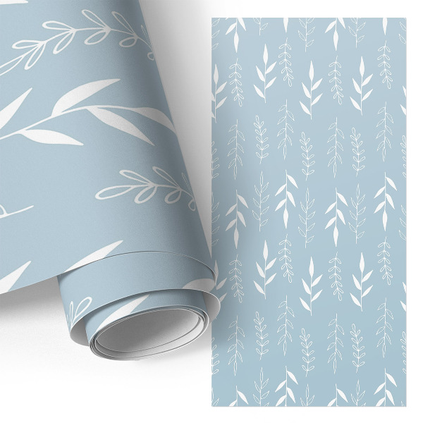 Furniture vinyl wrap Leafy motif