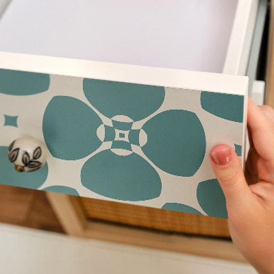 Self-adhesive furniture wrap Floral geometry