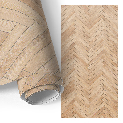 Furniture wrap Wooden herringbone