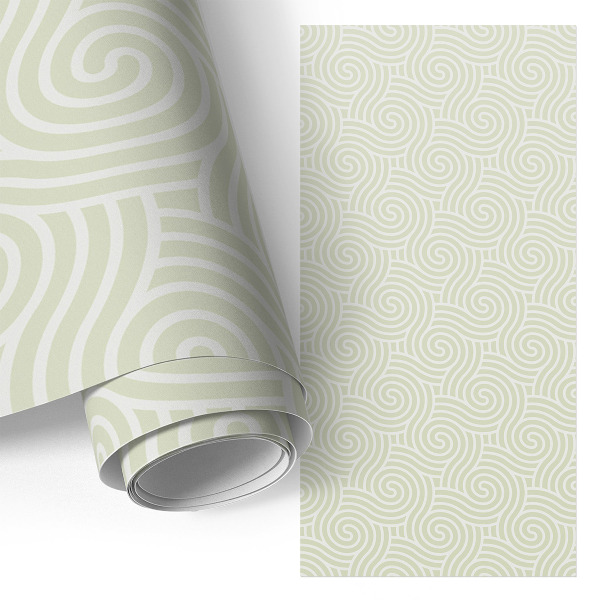 Furniture vinyl wrap Spiral patterns
