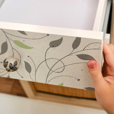 Self-adhesive furniture wrap Small leaves