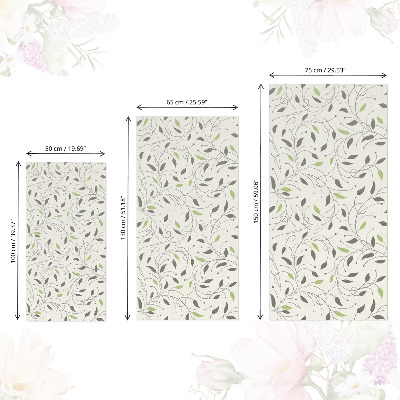 Self-adhesive furniture wrap Small leaves