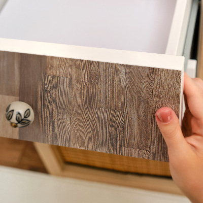 Furniture vinyl wrap Wooden boards