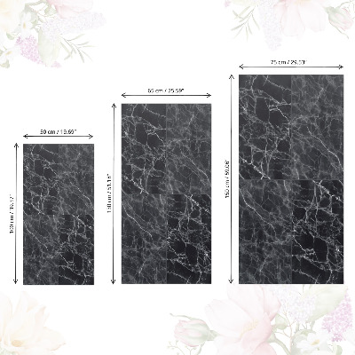 Self-adhesive furniture wrap Dark marble