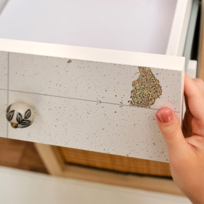 Furniture vinyl wrap White plates