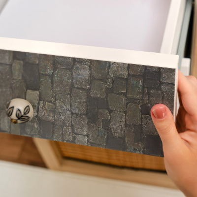 Furniture wrap Stone wall