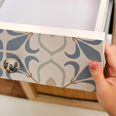 Furniture vinyl wrap Retro flowers