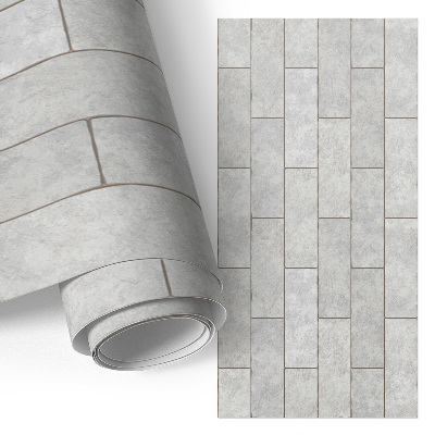 Self-adhesive furniture wrap Gray tiles