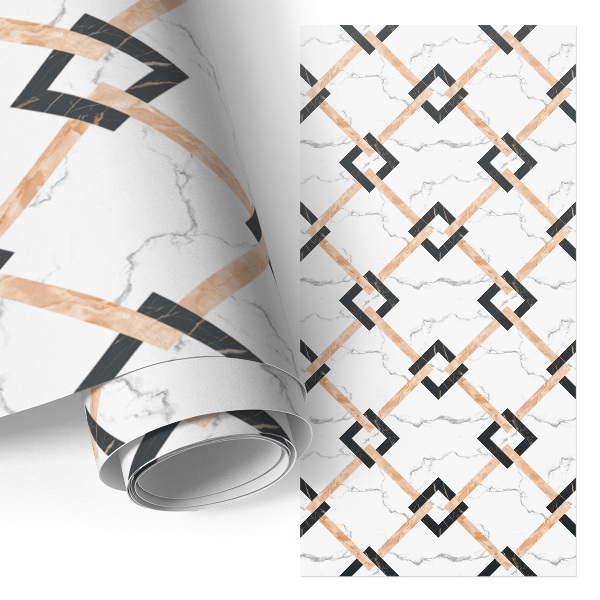 Furniture sticker Braid on marble