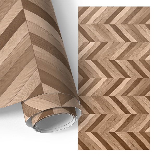 Furniture vinyl wrap Wood herringbone