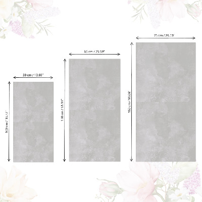 Furniture sticker Gray background