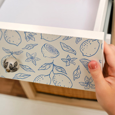 Furniture wrap Citrus pattern