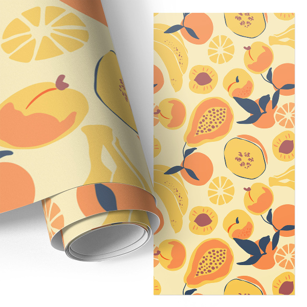 Self-adhesive furniture wrap Fruit pattern