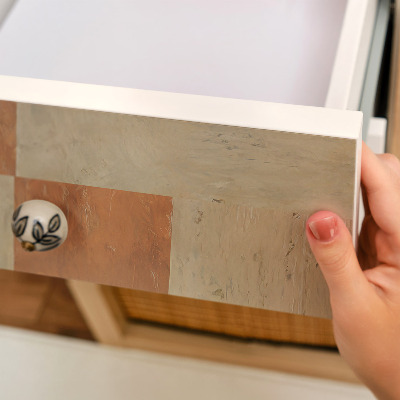 Furniture vinyl wrap Painted windmills