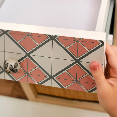 Furniture sticker Checkerboard of tiles