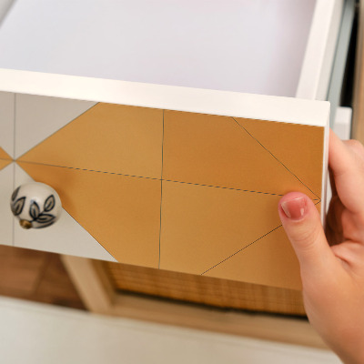 Furniture vinyl wrap Triangle mosaic