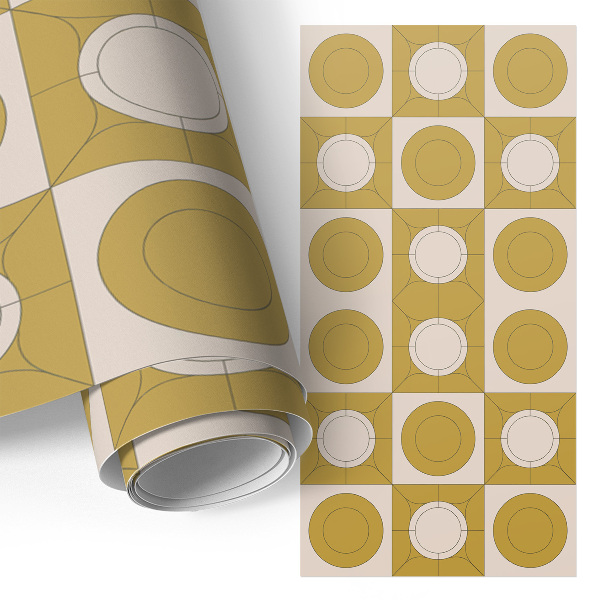Furniture sticker Mustard wheels