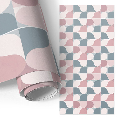 Furniture vinyl wrap Geometric pastels