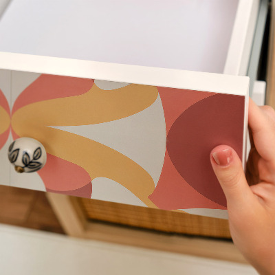 Self-adhesive furniture wrap Retro art